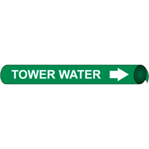 Precoiled and Strap-on Pipe Marker - Tower Water