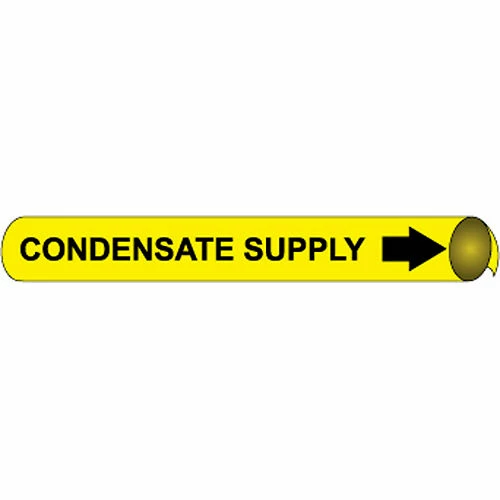 Precoiled and Strap-on Pipe Marker - Condensate Supply