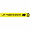 Precoiled and Strap-on Pipe Marker - Low Pressure Steam