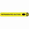 Precoiled and Strap-on Pipe Marker - Refrigerated Suction
