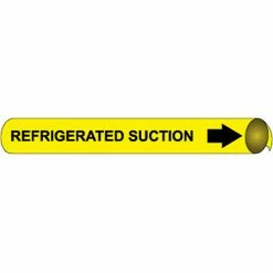 Precoiled and Strap-on Pipe Marker - Refrigerated Suction