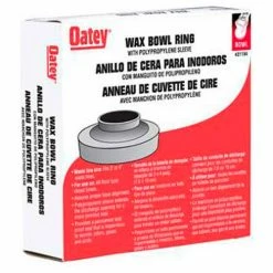 Oatey 31193 Heavy Duty Wax Bowl Ring with Sleeve - Pkg Qty 24