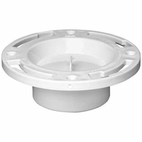Oatey 43506 3" ABS Inside Fit Closet Flange With Plastic Ring and Tes Cap - Pkg Qty 12