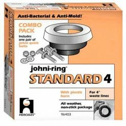 Hercules 96402 3" or 4" Johni-Rings - With Plastic Horn, Combo Pack - Pkg Qty 24