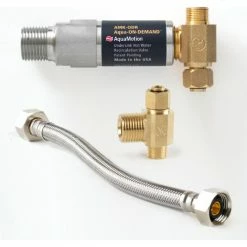 AquaMotion Superflow Valve Kit, 1/2"MNPS Inlet Connection, Stainless Steel & Bronze