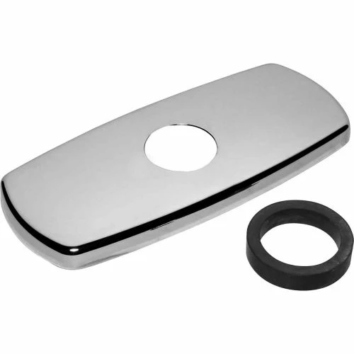 Trim Plate Kit With Spacer For 4" Single Hole Faucets, Chrome Finish - Image 5