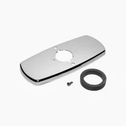 Sloan® ETF607A CP 4 in Trim Plate Kit, Single Hole, 4 in Centerset WD
