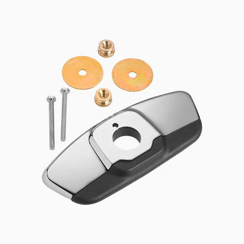 Sloan® ETF295A CP 4 in Trim Plate Kit, Single Hole Chrome Finish