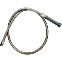 T&S Brass B-0068-H Flexible Stainless Steel Hose, For Prerinse Over Head Swivel Goosenecks 68"
