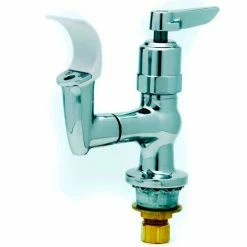 T&S Brass B-2360-01 Bubbler, Flexible Mouth Guard, Push Button Metering Handle